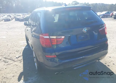 2016 BMW X3 Sdrive28I из США, поврежденный, VIN 5UXWZ7C54G0M83937